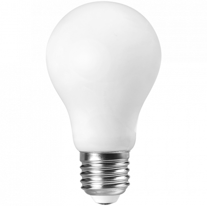 LED filament лампа крушка, 8W, E27, 4200K, 220-240V AC, неутрална светлина, опал