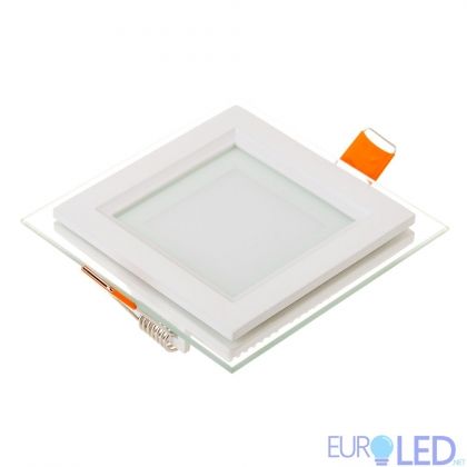 6W LED Панел Стъклено Тяло - Квадратен Модул  3000K