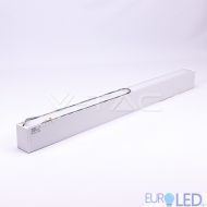 LED Линейно Осветление SAMSUNG Чип - 60W Висящо Бяло Тяло 4000K