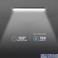 LED Влагозащитено Тяло M-Серия 600мм 18W 4000K 120 lm/W