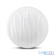 40W LED Плафон Дистанционно 3 в 1 Димиращ Кръг Вълни