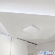 15W LED Плафон SAMSUNG Чип Frameless Квадрат 6400K IP44 100lm/W