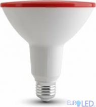 LED Крушка 17W PAR38 E27 IP65 Червена