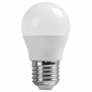 LED лампа топка 5W, E27, 2700K, 220-240V AC, топла светлина
