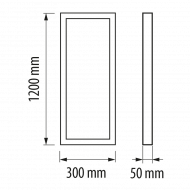 Рамка за открит монтаж на светодиоден панел 1200х300 mm
