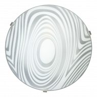 Стъклена плафониера, кръг L11, Е14, 220V-240V AC, IP20