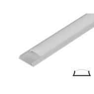 Алуминиев профил за LED лента, гъвкав, 2м