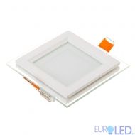 12W LED Панел Стъклено Тяло - Квадратен Модул  4000K