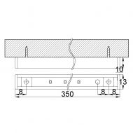 Мебелен светодиоден профил за открит монтаж, 2.5W, 4000K, 12V DC, неутрална светлина, SMD 2835
